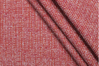 TFA Sena Woven Latex-Backed Upholstery Fabric in Cardinal