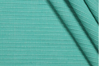 Ribbed Woven Upholstery Fabric in Jade