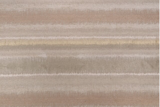 Ikat Stripe Woven Upholstery Fabric in Sand Dune