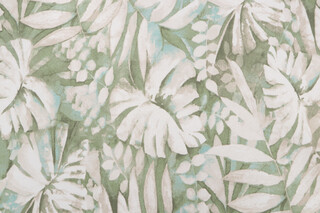 Tommy Bahama Drifting Tides Outdoor Printed Polyester Fabric in Aloe