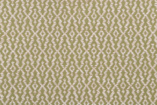 Thibaut Sumatra W74353 Woven Upholstery Fabric in Spring Green/Ivory