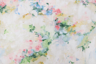 Covington Degas Printed Cotton Drapery Fabric in 888-Spring