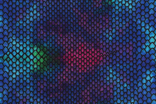 Timeless Treasures Dragon&#39;s Lair - Dinosaur Skin Printed Cotton Craft Fabric in Multi