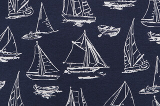 Covington Below Deck Woven Upholstery Fabric in 55-Navy