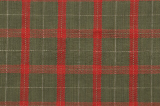 Thibaut Logan Plaid W79092 Woven Upholstery Fabric in Green