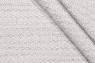 Stripe Woven Upholstery Fabric in Snow