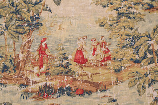 Covington Bosporus Printed Linen Blend Drapery Fabric