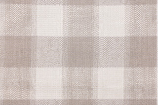 Richardson Check Woven Upholstery Fabric in Greystone