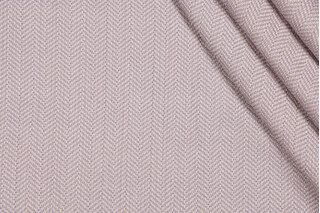 Scalamandre Herringbone Woven Upholstery Fabric in Lilac