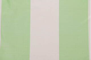 Grey Watkins Riviera Stripe Silk Decorator Fabric in Casino Green