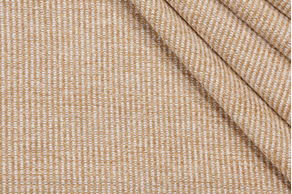 Fonthill Malibu Silk Chenille Upholstery Fabric in Camel/Alabaster