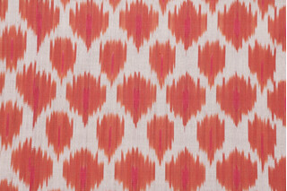 Scalamandre Amara Ikat Weave Woven Decorator Fabric in Sunset