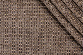 Scalamandre Cubic Woven Chenille Upholstery Fabric in Stone