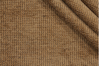 Scalamandre Cubic Woven Chenille Upholstery Fabric in Burnish/Antique