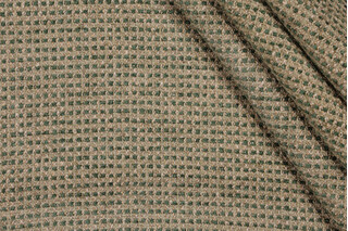 1 Yard Scalamandre Celtic Woven Chenille Upholstery Fabric in Green