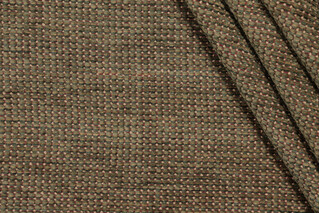 Scalamandre Cubic Tweed Woven Chenille Upholstery Fabric in Moss