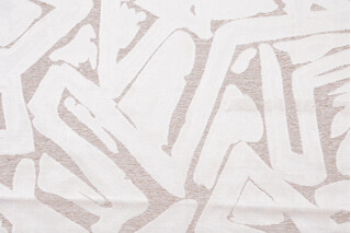 Deleon Velvet Upholstery Fabric in Ivory