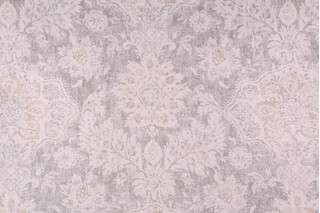 Robert Allen Belmont Printed Cotton Drapery Fabric in Mist