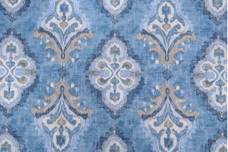 Magnolia Home Queen Printed Cotton Drapery Fabric in Delft
