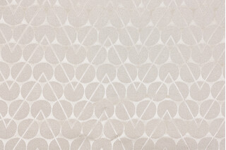 Corbusier Silk Damask Decorator Fabric in Cinder