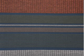 Crypton Stripe High Performance Woven Chenille Upholstery Fabric in Autumn