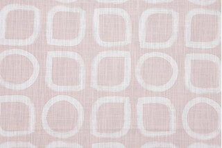 1 Yard Robert Allen Asawa Block Printed Cotton Drapery Fabric in Dawn