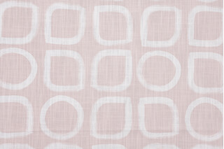 Robert Allen Asawa Block Printed Cotton Drapery Fabric in Dawn