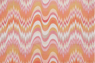 1 Yard Acid Palm Woven Upholstery Fabric in Nectar