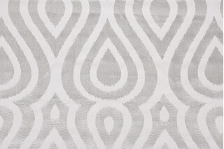 Sumona Embroidered Drapery Fabric in Patina