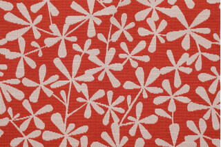 Robert Allen Strie Toss BK Woven Upholstery Fabric in Papaya