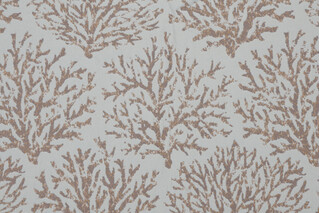 Bella Dura Coraline Woven Polyolefin Outdoor Fabric in Aqua/Sand