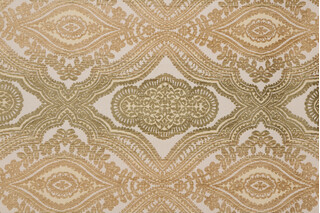 Rampone Woven Chenille Upholstery Fabric in Sage