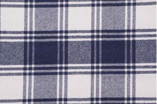 Robinson Woven Upholstery Fabric in Navy