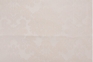 Burnish Damask Decorator Fabric in Pearl