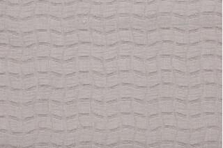 Cheron Matelasse Upholstery Fabric in Silver