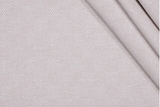 Chevron Check Woven Chenille Upholstery Fabric in Fog