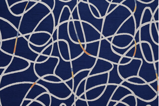 Crypton Farrago High Performance Woven Chenille Upholstery Fabric in Azul