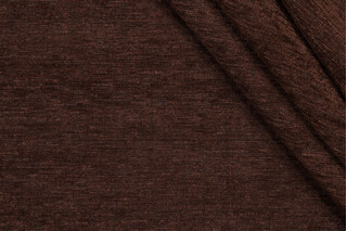 Crypton High Performance Woven Chenille Upholstery Fabric in Chocolate