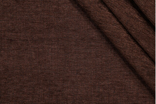 Crypton High Performance Woven Chenille Upholstery Fabric in Chocolate