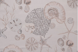 Golding Island Woven Upholstery Fabric in Oyster 