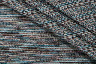 Chic Woven Chenille Upholstery Fabric in Mediterranean