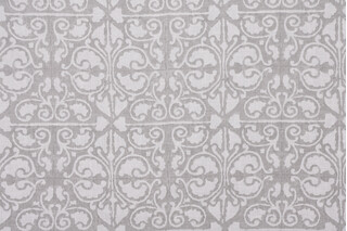 P Kaufmann Palazzo Printed Drapery Fabric in Grey 