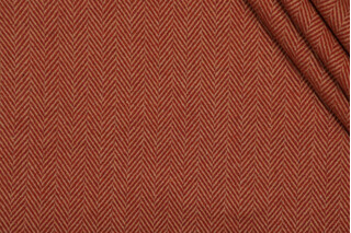 P Kaufmann Wallace Woven Upholstery Fabric in Cayenne 