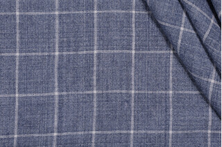 P Kaufmann Bennet Woven Linen Decorator Fabric in Dusk 