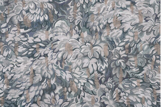 Thurman Printed Chenille Upholstery Fabric in Mineral 