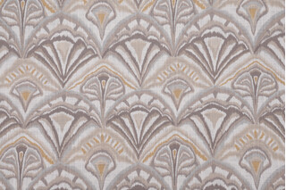 Fabricut Ikat Trellis Printed Drapery Fabric in Natural 