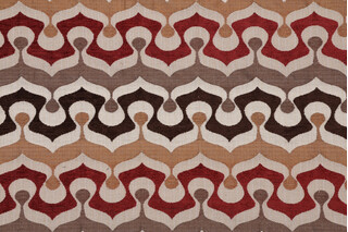 Circa 1801 Pharaoh Tapestry Upholstery Fabric in Crimson 