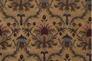 Sophia Chenille Tapestry Upholstery Fabric in Khaki 