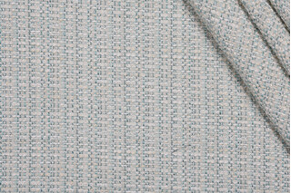 Hodges Woven Chenille Upholstery Fabric in Aqua 