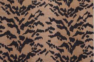 Lozano Chenille Tapestry Upholstery Fabric in Black
